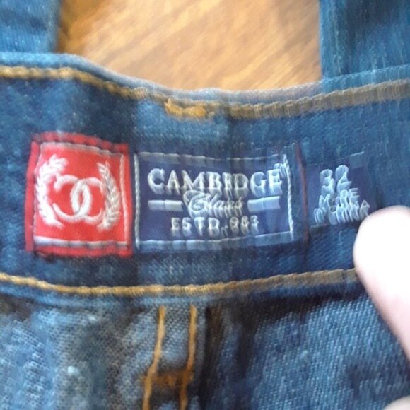 Cambridge Classic Men's 5 Pocket Dark Wash Jeans - Picture 7 of 8